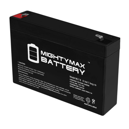 MIGHTY MAX BATTERY ML7-6CHRGR18994